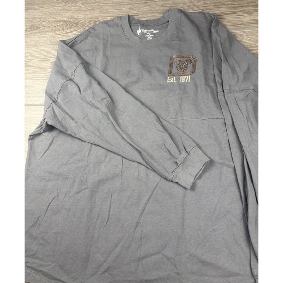 Disney Parks Women's WDW Rose Gold Sequin Spirit Jersey Grey Size XXL - Picture 3 of 8